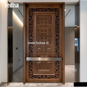 Villa Entrance Door Plain Door Design No-6348