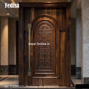 Elegant Double Door Classic Entry Design Security Door Design No-6355