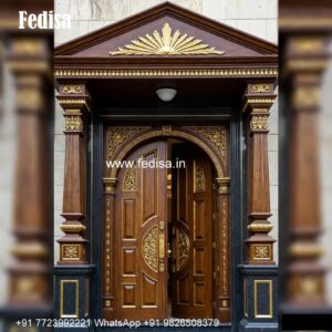 Elegant Door Design Teak Wood Main Door Design Catalog No-6367
