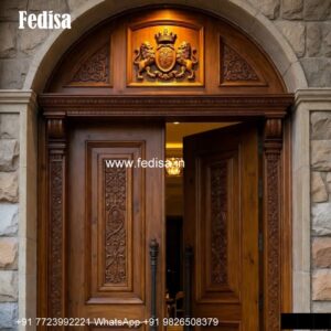 Glass Panel Classic Door Flush Door Design 2024 No-6403