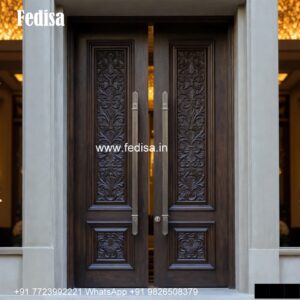 Teak Wood Door Design Black Door Design No-6415