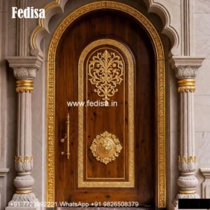 Handcrafted Wooden Door Double Door Design For Home No-6418