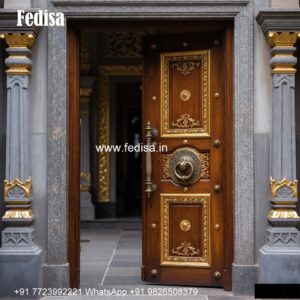 Villa Entrance Door Main Hall Double Door Design No-6430