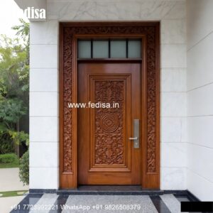 Solid Wood Classic Door Temple Door Design For Home No-6455