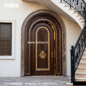 Hardwood Traditional Doors Outside Door Design No-6460