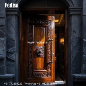 Front Entrance Classic Door Iron Single Door Design For Home No-6469