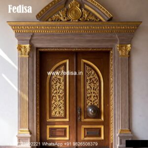 Home Entry Wooden Door Jali Gate No-6470