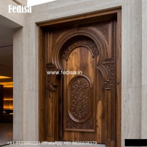 Traditional Carved Wooden Front Door Ideas Teak Main Door Design No-6475