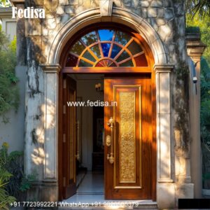 Carved Door Patterns Lohe Ka Darwaza Single No-6479