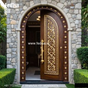 Glass Panel Classic Door Ply Door Design For Room No-6485