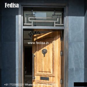 Colonial Style Door Simple Iron Door Design No-6504