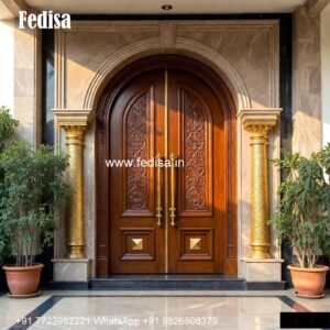 Villa Entrance Door Steel Double Door Design For Home No-6512