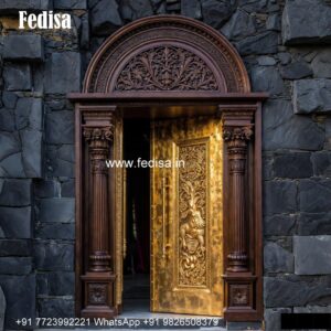 Traditional Carved Wooden Front Door Ideas God Door Design No-6516