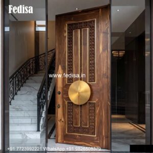 Engraved Wooden Door Palai Door Design No-6525