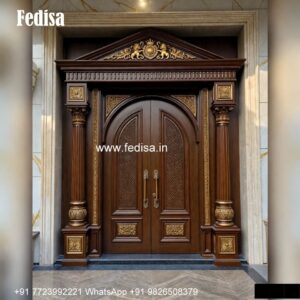 Mahogany Classic Doors Jali Wale Gate No-6539