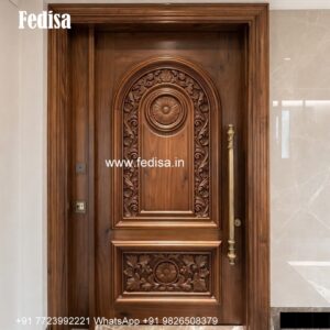 French Classic Doors Main Double Door Jali Design No-6548