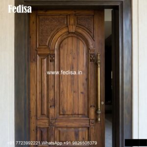 Luxury Classic Entrance Door Designs India Pooja Door Design With Bells No-6558
