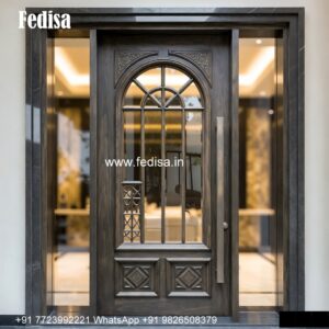 Classic Front Door Ideas Modern Wooden Double Door Design No-6571