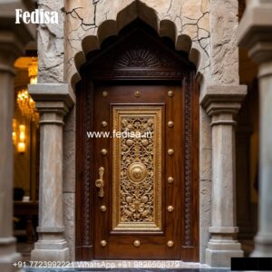 Hardwood Traditional Doors Back Door Design No-6583