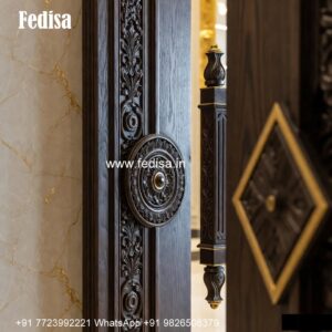 Glass Panel Classic Door Main Door Frame Design For Home No-6608