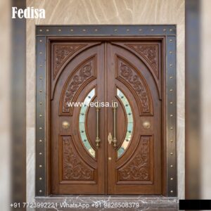 Vintage Wooden Door Sliding Grill Door For Balcony No-6611