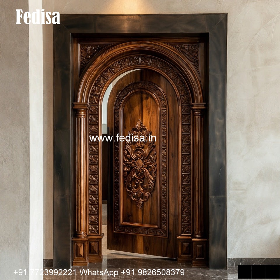 Antique Door Style Church Door Design No-6614