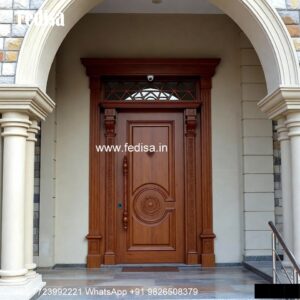 Hardwood Traditional Doors Bedroom Wooden Door Design No-6624