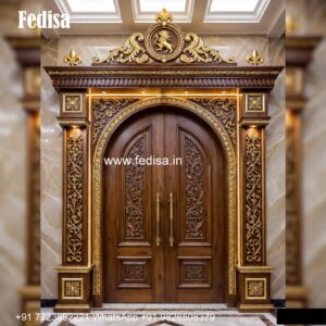 Ornate Door Design Puja Room Door No-6629