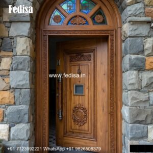 Italian Style Wooden Doors Simple Front Door Design No-6631