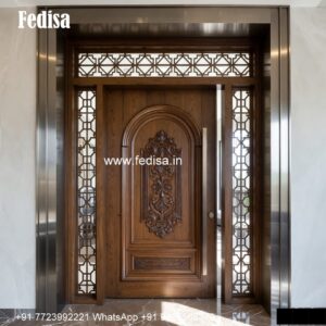 Luxury Classic Entrance Door Designs India Ss Safety Door Design No-6640