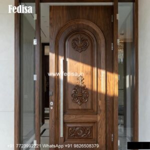 Elegant Double Door Classic Entry Design Chaukhat Ka Design No-6683