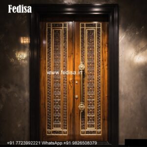 Wooden Carved Door Design Jali Door Design With Glass No-6697