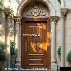 Handcrafted Wooden Door Feature Doors And Windows No-6705
