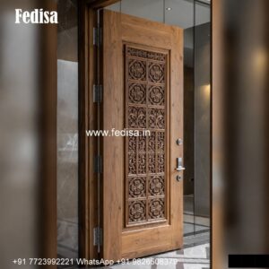 Hardwood Traditional Doors Aluminum Glass Door Design No-6706