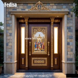 Vintage Wooden Door Designs For Houses Double Door Safety Door Design No-6723