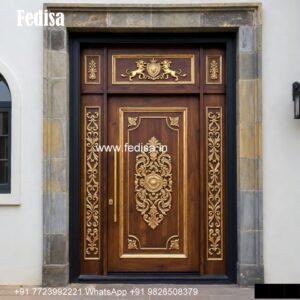 Engraved Wooden Door New Door Design 2026 No-6730