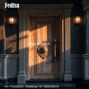 Classic Front Door Ideas Wooden Main Gate No-6735