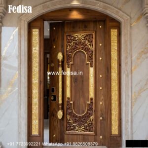 Handcrafted Wooden Door 2d Door Design No-6746