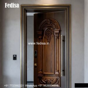 Hardwood Traditional Doors Drawing Room Entrance Design No-6747