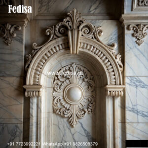 Luxury Marble Window Frame Design Balcony Window Classic Design No-070