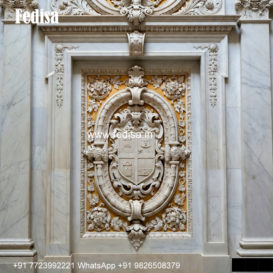 Stone Finish Window Frame Classic Window Grills Design No-098
