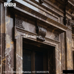 Marble Window Frame Classic Window Design For Front Elevation No-116