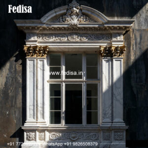 Granite And Marble Window Frame Wooden Frame Window Design No-134