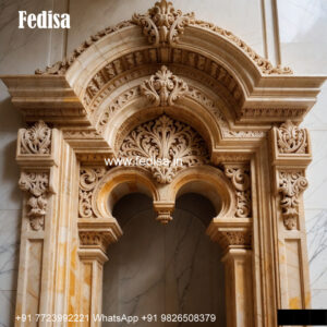 Marble Cladding Window Design Classic Window Grills Design No-137
