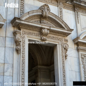 Marble Window With Glass Panels Classic Interior Window Design No-144