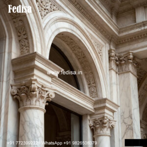 Marble Window Exterior Design Classic Window Grills Design No-176