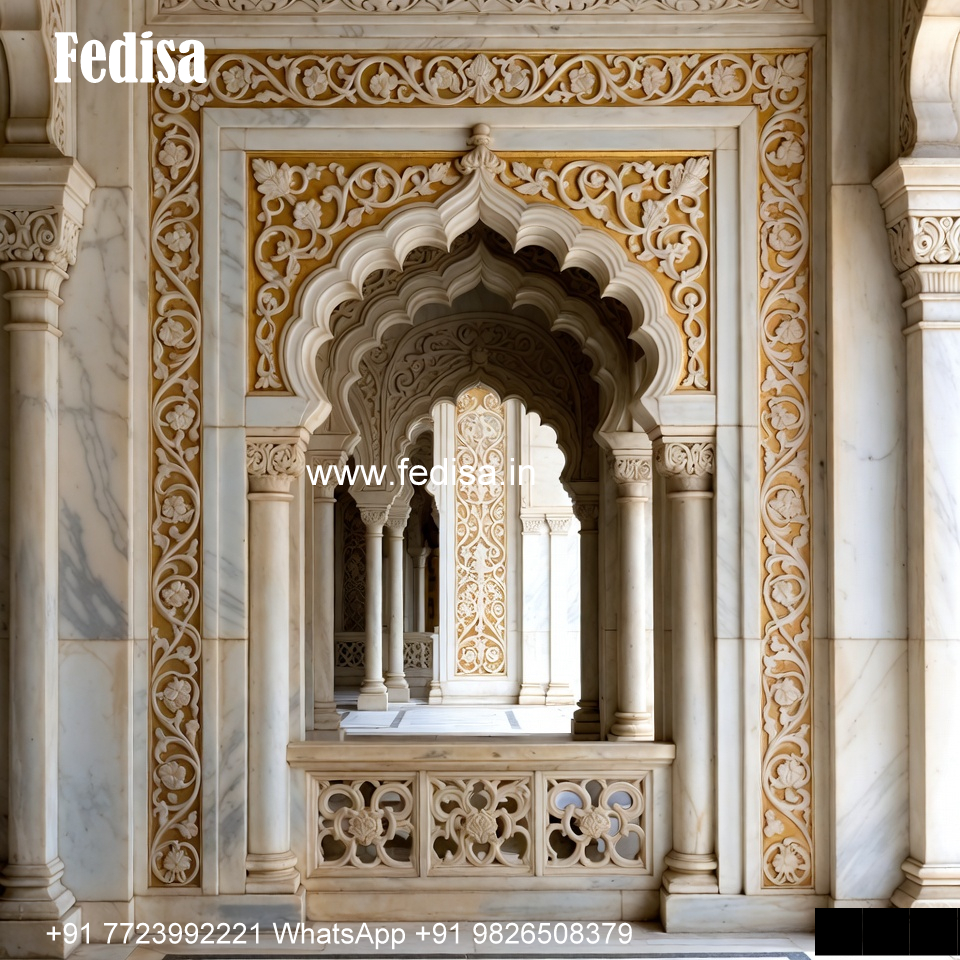 Balcony Marble Window Design Classic Window Exterior Design No-181