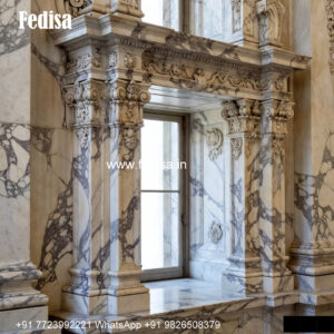 Marble Window Sill Design For Home Bedroom Classic Window Style No-185