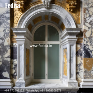 Polished Marble Window Design Double Hung Windows Classic No-208