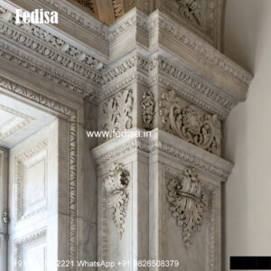 Bedroom Marble Window Frame Carved Wooden Windows No-217